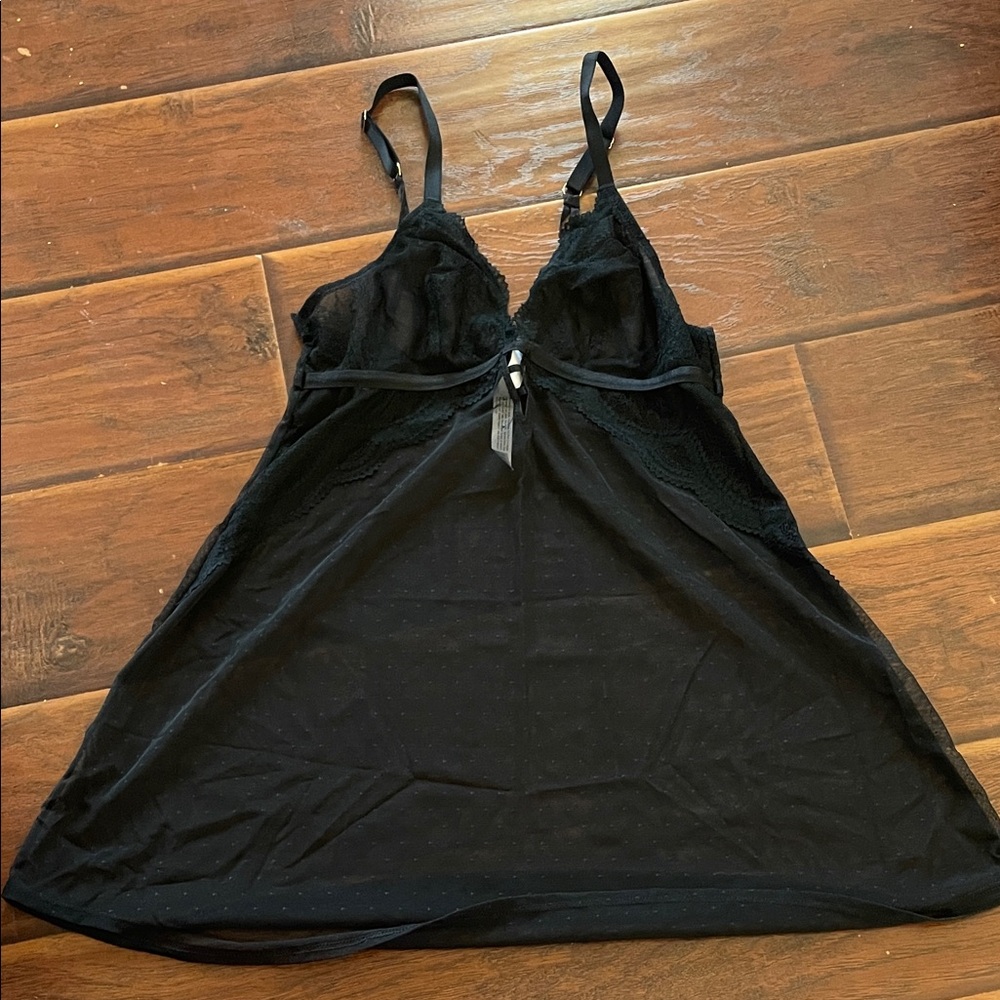 Auden Black Lace Chemise